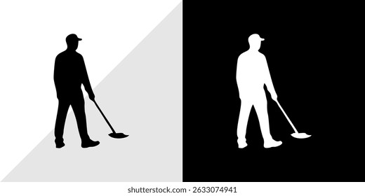 silhouette of people with their activities