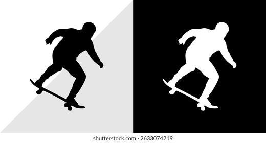 silhouette of people with their daily activities