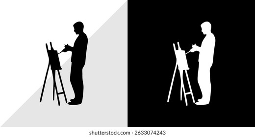 silhouette of people with their daily activities