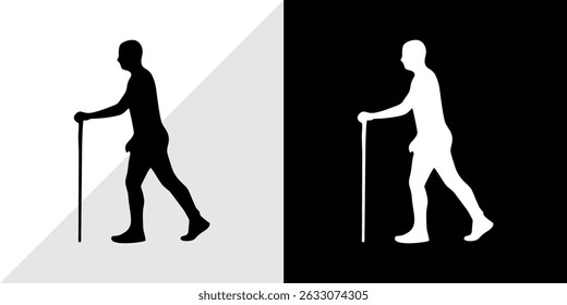 silhouette of people with their daily activities