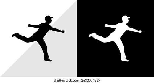 silhouette of people with their daily activities