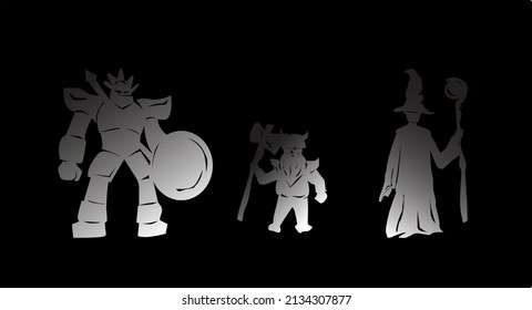 a silhouette of a person