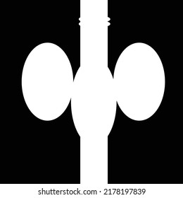 silhouette of a silhouette of a person
