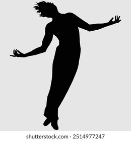 silhouette of a person shadow, model, lady, hair, pose, figure, art, legs, 