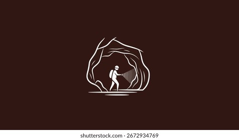 Silhouette of a person walking through a dark forest, holding a light source. The figure is centered in a circle of stylized tree branches.