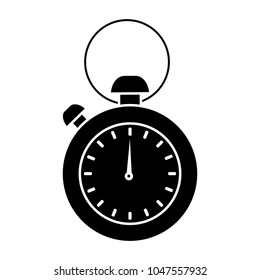 silhouette pocket and hand watch object design