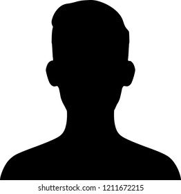 silhouette portrait of human 