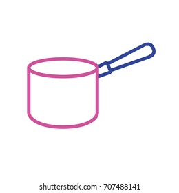 silhouette pot kitchen utensil object to cuisine
