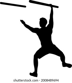 Calisthenics Silhouette Images Stock Photos Vectors Shutterstock