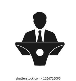 Silhouette Pulpit Vector Stock Vector (Royalty Free) 1266716095 ...