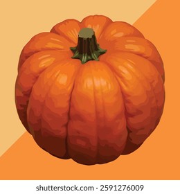 Silhouette Pumpkin Vector Artwork for Creative Design