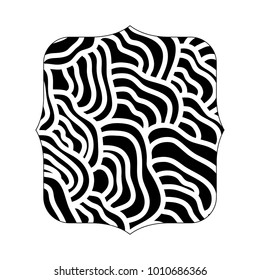 silhouette quadrate with graphic seamless creative background style