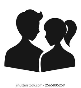 Silhouette of Romantic Couple in Intimate Pose - Perfect for Love Themes