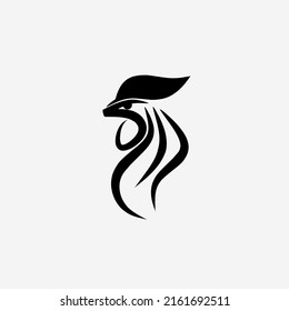 silhouette of a rooster icon
