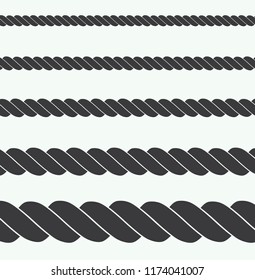 silhouette rope illustration