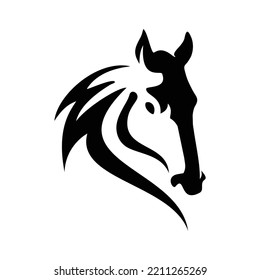Icono de vector de cabeza redonda de silueta en el moderno estilo plano para diseño web, gráfico y móvil. Cabeza de silueta aislada en fondo blanco