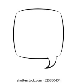silhouette rounded rectangle callout for dialogue