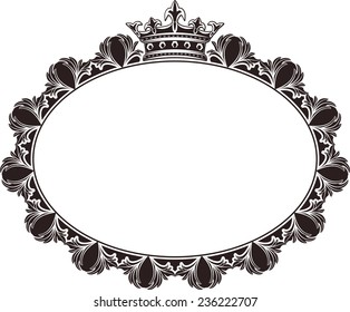 silhouette of royal frame