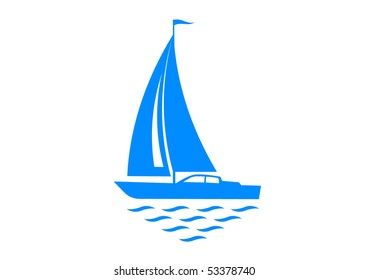 Silhouette of sailboat