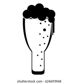 silhouette saint patrick day glass beer celebration