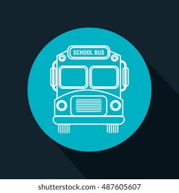 silhouette school bus design