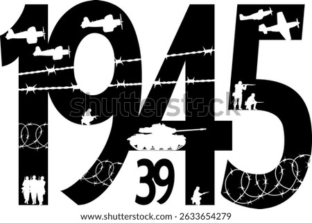 A silhouette of the Second World War 39-45