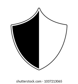 silhouette security shield protection object to privacy
