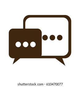 silhouette set dialog box and suspending points vector illustration
