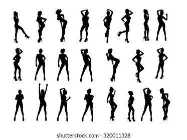 Silhouette From Sexy Lady