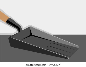 silhouette of a shovel	