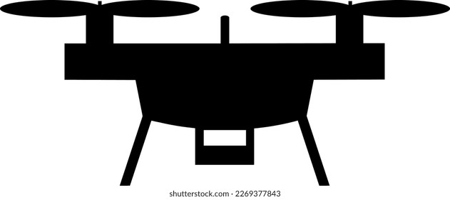 Silhouette de un simple dron