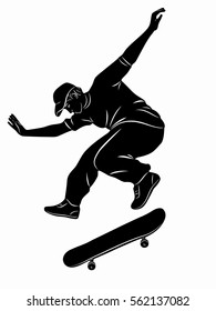 Skateboard Black And White Images Stock Photos Vectors Shutterstock