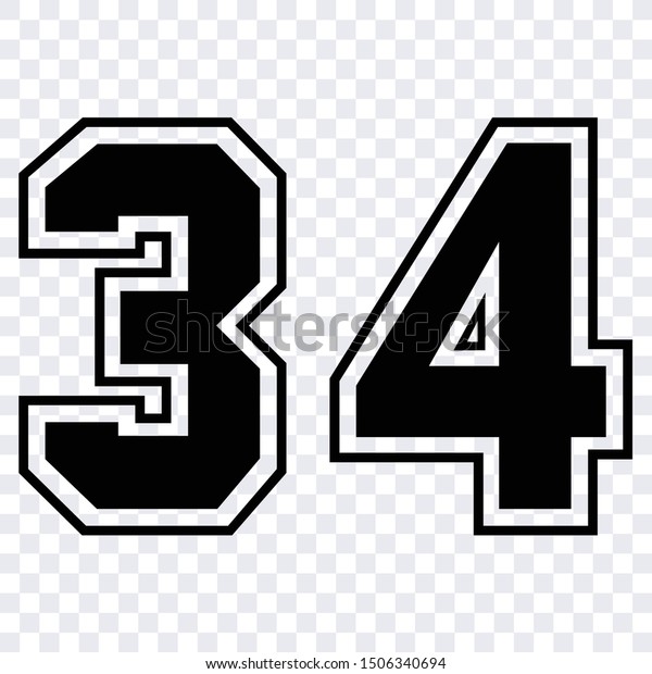34 jersey number