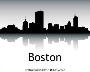 Hamilton Ontario Canada City Skyline Silhouette Stock Vector (Royalty ...