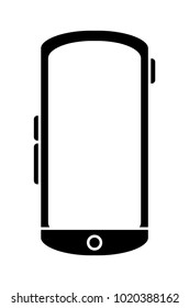 silhouette smartphone mobile technology to call and talk