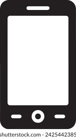 silhouette of a smartphone, symbolizing connectivity, communication, and the digital age.