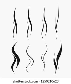 silhouette of smoke vector illustration