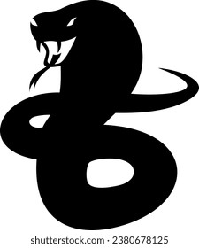 silhouette of a snake vector file