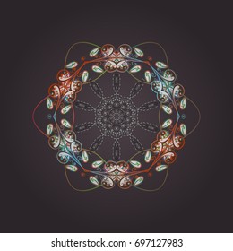 Silhouette snow flake sign isolated background. Symbol winter, frozen, Christmas, New Year holiday. Graphic element decoration. Flat design. Snowflake mosaic icon. Vector illustration.