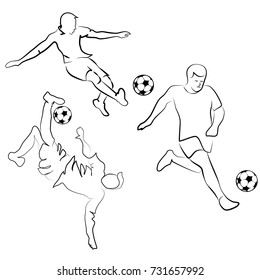 silhouette soccer player