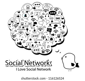 silhouette social network