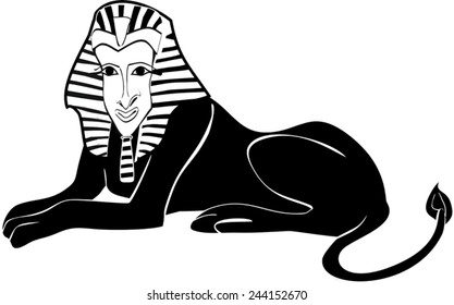 Silhouette of sphinx