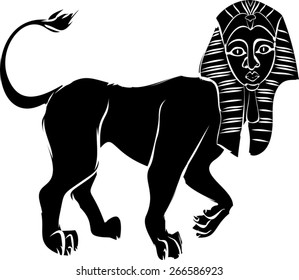 Silhouette of sphinx