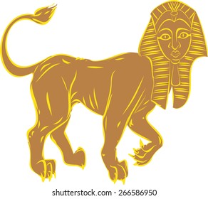 Silhouette of sphinx