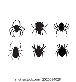 Silhueta Spider para halloween, Spider halloween