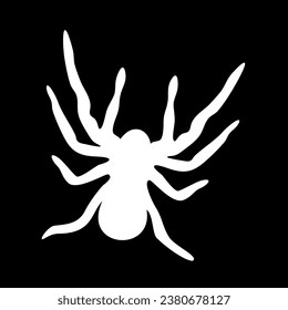 silueta de un archivo vectorial de araña
