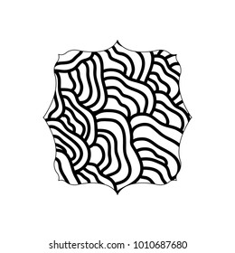 silhouette square with graphic seamless creative background design