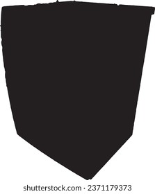 a silhouette of square object.