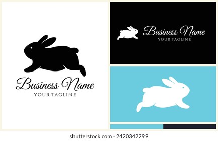silhouette squirrel vector logo template