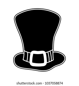 silhouette st patrick hat to holiday celebration